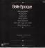 BELLE EPOQUE — Miss Broadway